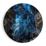 Arte della parete di vetro Esplosione blu