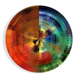 Color Wheel Glass Wall Art