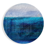 Arte della parete di vetro Toni blu