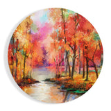Colors of the Forest Glass Wall Art