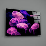 Jellyfish Glass Wall Art