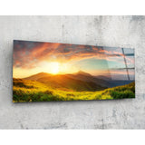 Valley Glass Wall Art (36"x14")