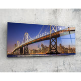 Glasbild „Brücke" (92x36 cm)