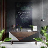Find Your Time Wandbild auf gebürstetem Aluminium-Dibond - 60x39 cm