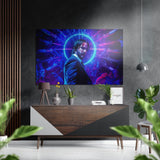 Paroles d'une starlette hollywoodienne tableau mural en aluminium brossé Dibond - 60x39 cm
