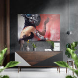Quadro da parete Androwoman in alluminio spazzolato Dibond - 60x39 cm