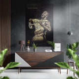 Basketball Legend Alu-Dibond Wandbild - 60x39 cm