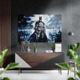 Batman Brushed Aluminium Dibond Wall Art