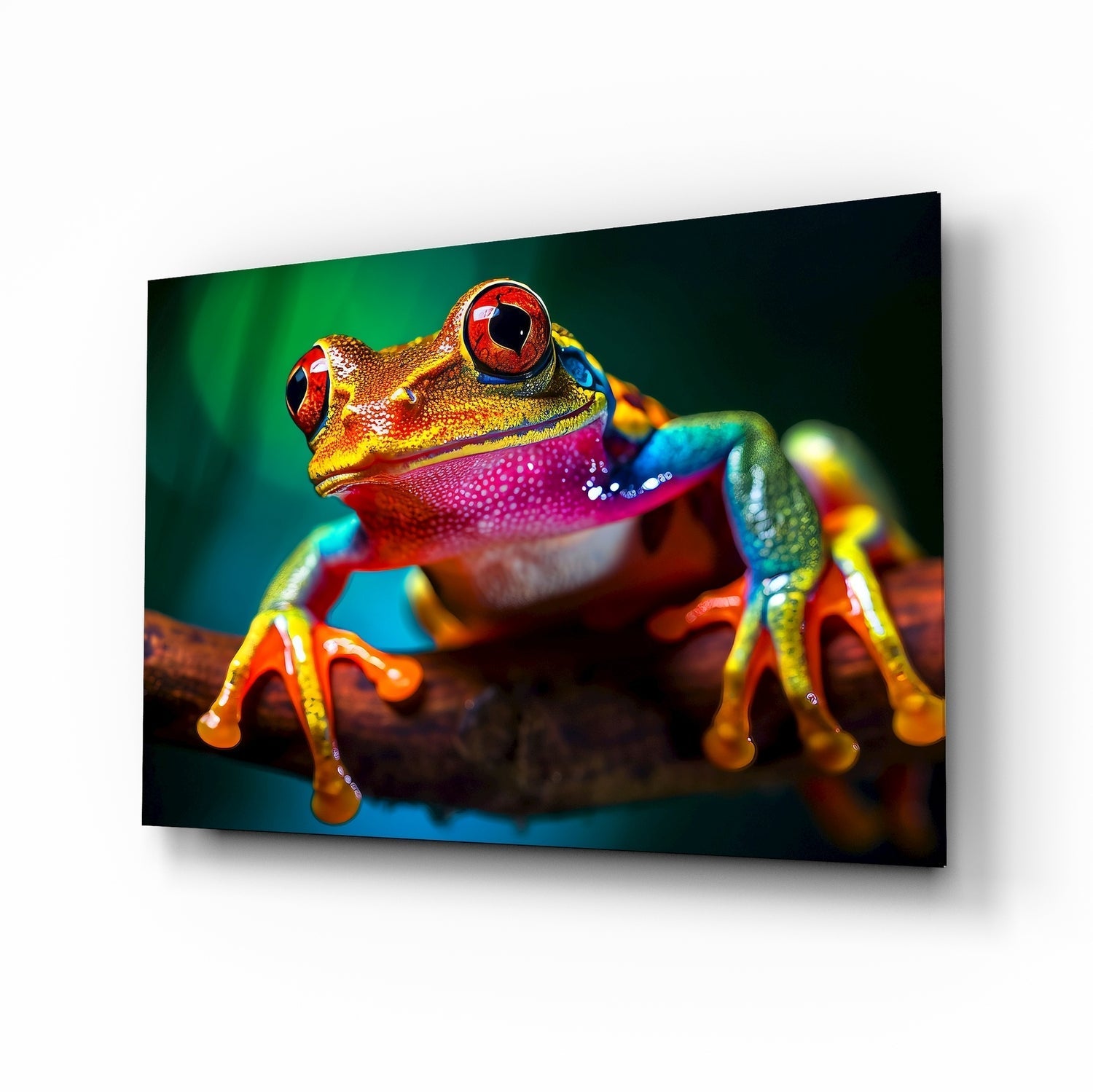 Froglet Glass Wall Art || Designers Collection