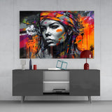 Peaceful Mind Glass Wall Art || Designers Collection