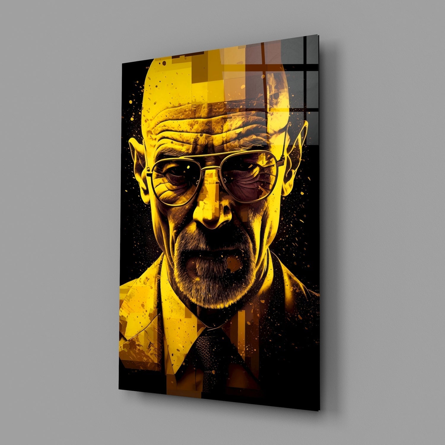 Heisenberg Glass Wall Art || Designers Collection