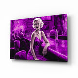 Women in the Bar Glass Wall Art || Designers Collection