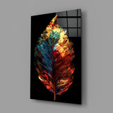 Autumn Leaf Glass Wall Art || Designers Collection