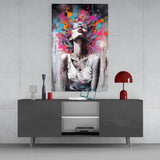 Colours in My Head Glass Wall Art || Designers Collection