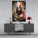 Kratos Glass Wall Art || Designer Collection