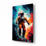 Astronaut || Designersammlung Glasbild