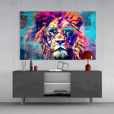 Cool Lion Glass Wall Art || Designer Collection