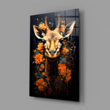 Deer Glass Wall Art || Designer Collection