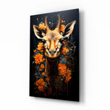 Deer Glass Wall Art || Designer Collection