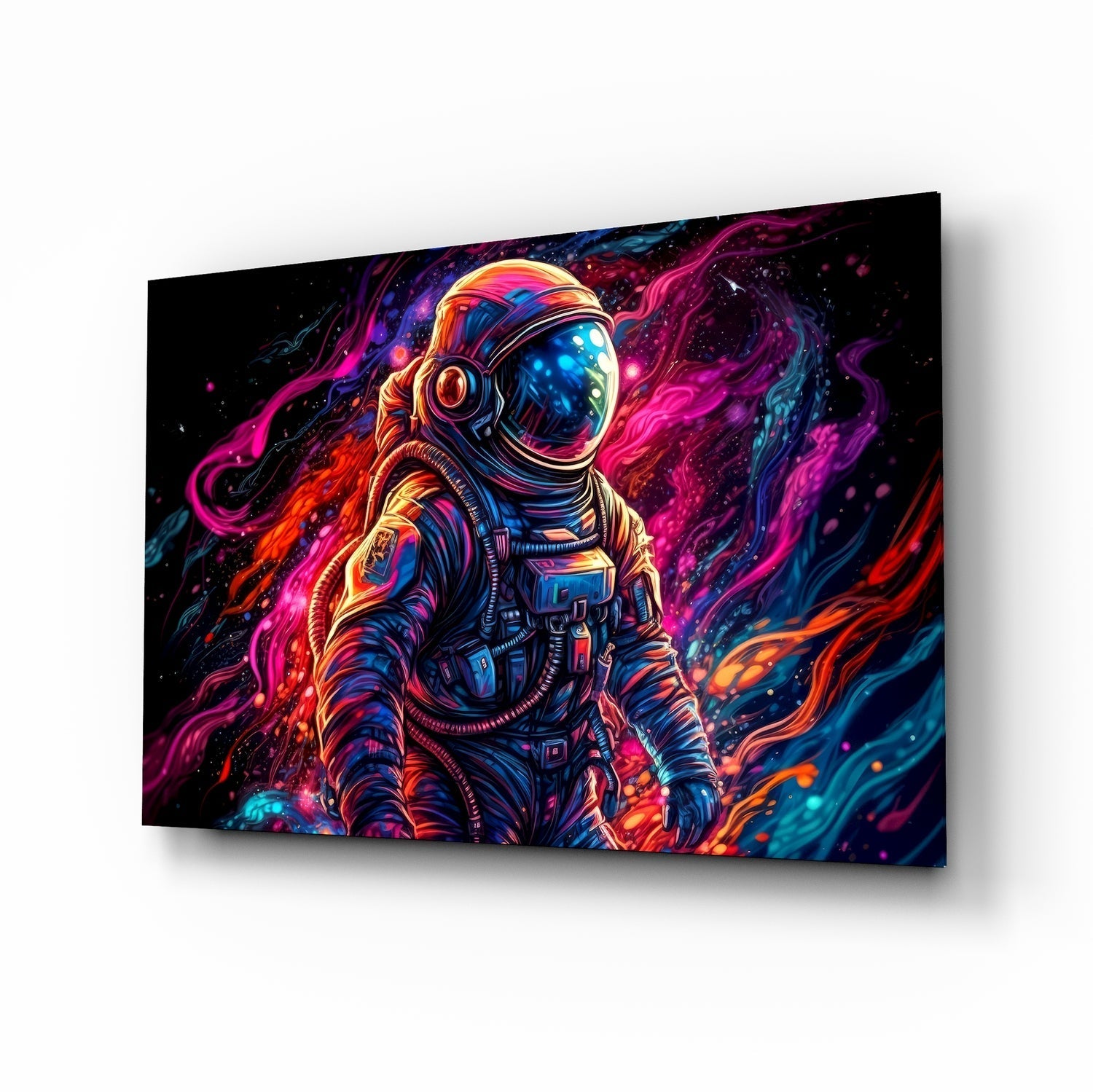 Astronaut Glass Wall Art || Designer Collection