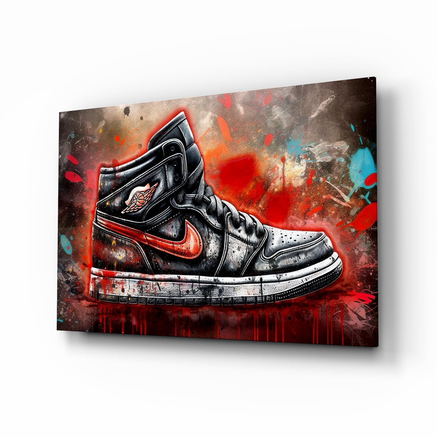 Sneakers Glass Wall Art || Designer Collection