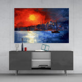 Istanbul Glass Wall Art || Designer Collection