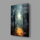 Into Mystery Glass Wall Art || Designer Collection