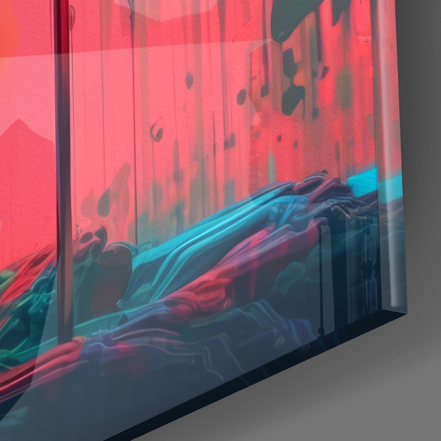 Forest of Colours Glass Wall Art || Designer Collection