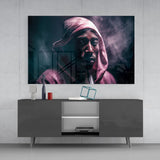 Tupac Glass Wall Art || Designer Collection