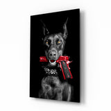 Gun Dog || Designersammlung Glasbild