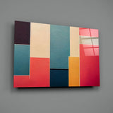 Rectangles  Glass Wall Art|| Designer's Collection