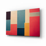 Rectangles  Glass Wall Art|| Designer's Collection