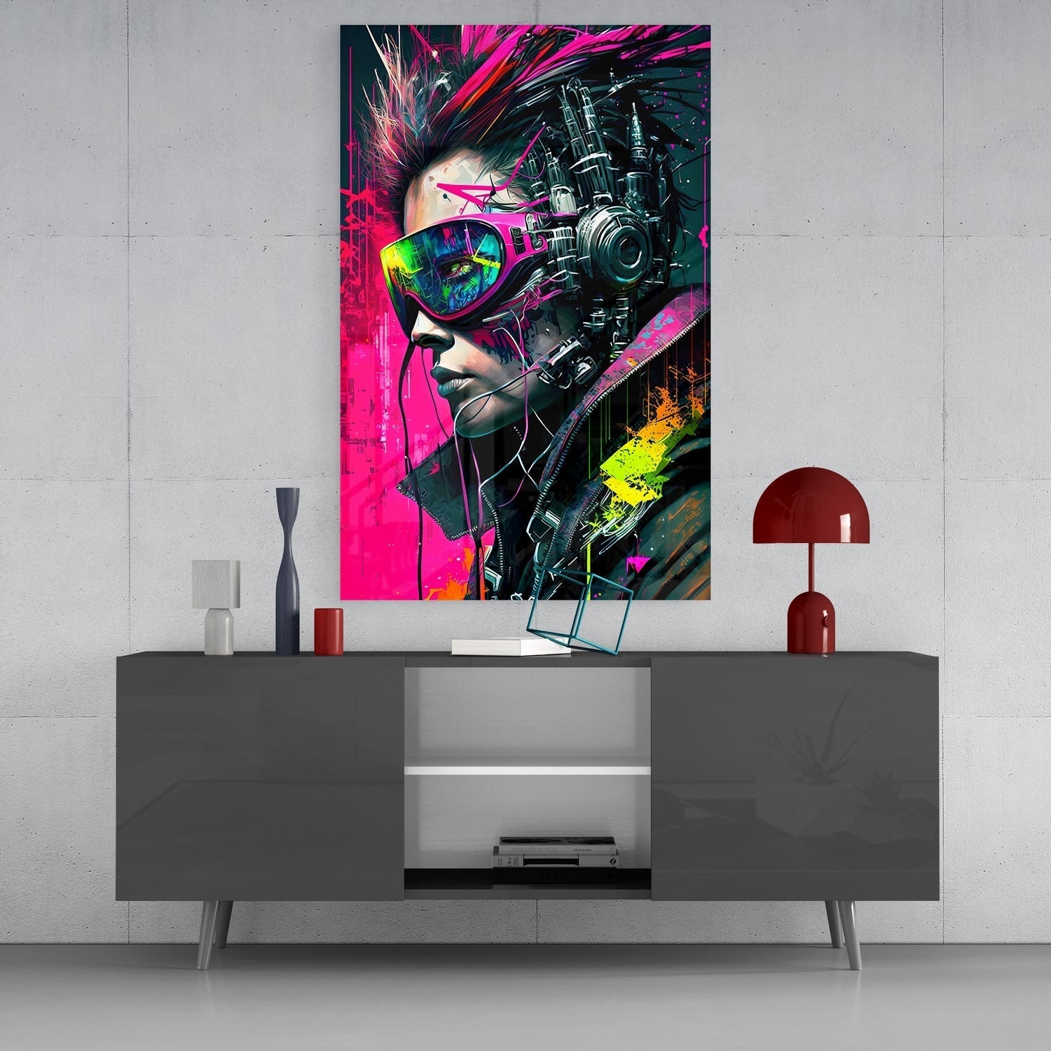 City Music Glass Wall Art|| Designer's Collection