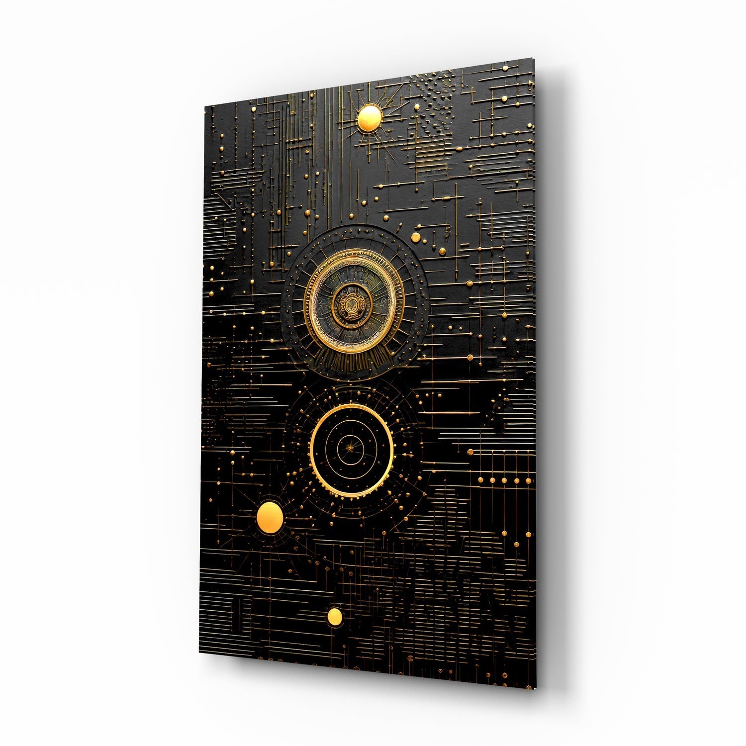 Ancient Sky Glass Wall Art|| Designer's Collection