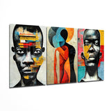 Afriki Glasbild - 140x72 cm