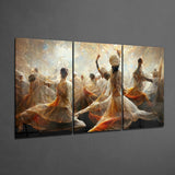 Dervishes Glass Wall Art