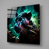 Panther Glass Wall Art  || Designers Collection
