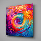 Colourful Hole Glass Wall Art|| Designer's Collection