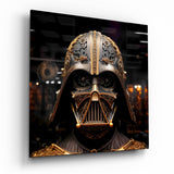 Arte della parete di vetro Darth Vader || Collezione di designer