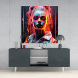 Woman Glass Wall Art|| Designer's Collection