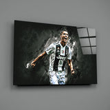 Christiano Ronaldo Glass Wall Art