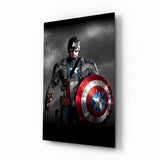 Captain America Glasbild