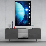 Uranus Glass Wall Art